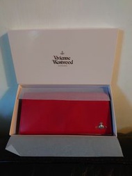 Vivienne Westwood紅色長銀包