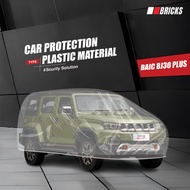 Transparent Car Cover BAIC BJ30 PLUS Plastic Car Cover Serena Waterproof car blanket