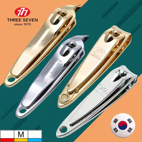 THREE SEVEN 1Pc 14K Nail Clipper Manicure Cutter Fingernail Scissor Pedicure Nail Tools Trimmers wit