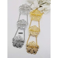 (KB2417) KOREA BROOCH RANTAI KEBAYA