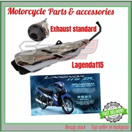Standard exhaust LAGENDA115 srl 115 lagenda 115 SRL115Fi EXZOS EKZOS