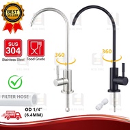 W12 1/4" SUS304 STAINLESS STEEL RO FAUCET DRINKING WATER FILTER TAP PILI AIR FILTER