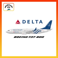 Boeing 737-800 Delta Assembly Paper Model (Skyteam Livery) - MohinhgiayVN