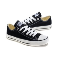 Converse allstar low black white shoes NB school shoes for men and women +