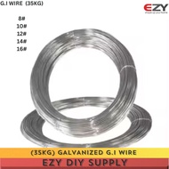 (35KG) GI Galvanized G.I Wire /coil Solid Iron Wire / DAWAI BESI KASAR