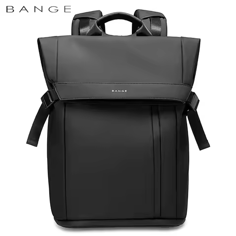 Bange Men Fashion Backpack 15.6 inch Multifunctional Waterproof Backpack Daily Travel Bag Casual Sch