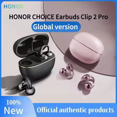 100% Original HONOR CHOICE Earbuds Clip 2 Pro global version, call noise reduction and long battery 