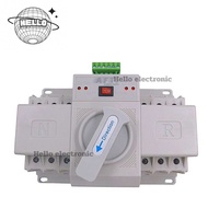 ATS (Automatic Transfer swtich) ตัวสลับไฟหลักและไฟสำรอง แหล่งจ่ายอัตโนมัติ 3P 63A ATS63-3P(AFT)