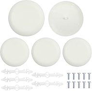 CP3540 Ceiling Light Cover Plate Round Ceiling Hole Cover for 3-1/2" & 4" Electrical Box (5PCS)