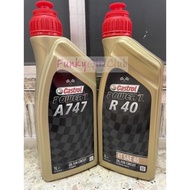 CASTROL POWER 1 A747 / R40 OIL FOR CIRCUIT RACING ENGINE SAE40 4T 2T POWER1 DRAG RACE