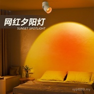 Sunset Breakthrough Sunset Bedroom Entrance Household Net Spotlight Red Pack Bright Blue Dawn Wall E