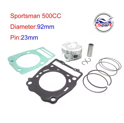 Sportsman 500 92MM 23MM Piston Kit For Polaris 500CC Scrambler Ranger Standard Bore