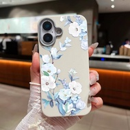White Peony Flower Pattern Phone Case For Vivo V40E V29Lite V23E Y16 U10 S1 Pro X200Pro Mini X100 X1