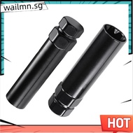 7 Spline Lug Nut Key 6 Spline Lug Nut Socket Removal Tool, 2 PCS Dual Hex Drive Aftermarket Wheel Lo