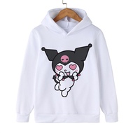 2024 Hoodie Kuromi Manga Japanese Anime Children Kuromi Sweatshirt Kids Clothes Tops  Boys Girls Tee Baby Hoodies