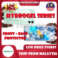 HYDROGEL Oppo F17 Pro/ Oppo F17/ Oppo F15/ Oppo F11/ Oppo F11 Pro/Oppo F9(F9 Pro) Front + Back Protector Pelindung Skrin