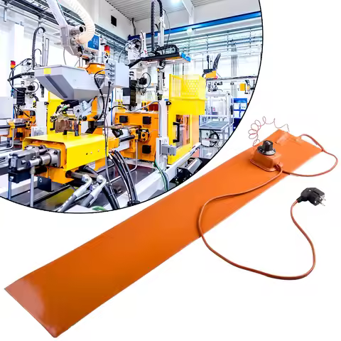 1 Pc Silicone Heating Pad 15*91.5cm 220V 1200W-1300W EU Plug 200 Degree Heater Parts For Guitar Side