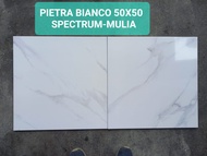 Mulia spectrum Pietra Bianco 50x50 kw 1 keramik lantai