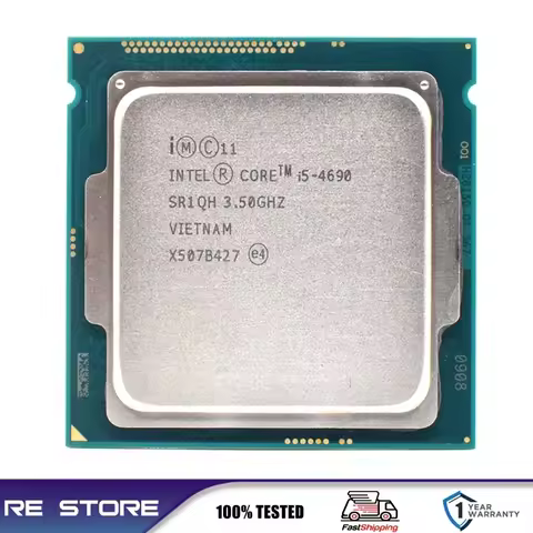 Intel Core i5 4690 3.50Ghz Quad Core LGA 1150 cpu processor