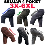 Plus size 4 pocket pants by At Tijarah