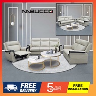 Nabucco N9582 Nettly Recliner Sofa [Can choose Cow leather,Casa Leather,Velvert,Water Resistance Fabric][Delivery West Malaysia Only]