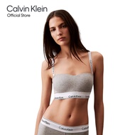 CALVIN KLEIN เสื้อชั้นในผู้หญิง Modern Cotton Lightly Lined Bandeau Bra รุ่น QF7628 P7A - สีเทา