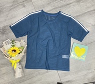 [FreeshipMAX] A005 Áo Lưới Nữ Phối Ba Sọc Tập Thể Thao Gym Yoga Zumba Earobic HCM