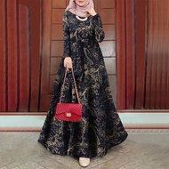 baju raya sulam 2024 baju raya 2024 viral baju raya 2025 2022 Amazon AliExpress Muslim Long Printed 