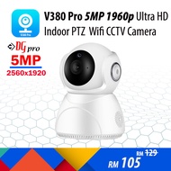 V380 Pro 5MP 2560x1920 / 3MP  2304x1296 HD  Indoor PTZ Snowman Wireless Wifi CCTV Smart IP Camera