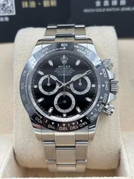 [SOLD OUT]二手 USED ROLEX 勞力士 DAYTONA 116500LN 2022年2月 黑色面 全套