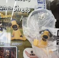 全新日本扭蛋公仔 shaun the sheep 超級無敵羊咩咩  笑笑羊 動畫 牧羊犬 畢查 figure 玩具
