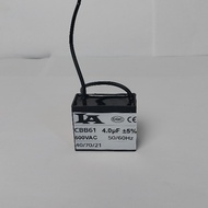 CBB61 LA 4.0UF 500VAC CAPACITOR 50/ 60Hz 2 CABLES