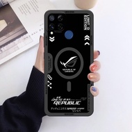 Softcase Realme C15 - Motif Rog Republic Of Gamers - Case Murah - Cassing Full Protection - Silikon