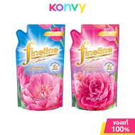 Fineline Fabric Softener Concentrated 490ml ไฟน์ไลน์ น้ำยาปรับผ้านุ่มเข้มข้นพิเศษ (Happy Fresh/Blossom Bloom)