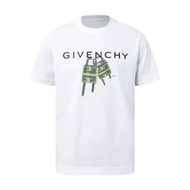 Giv given given Givench * Givench given g Home Green Chain Lock Half Sleeve tee GVC 23SS 4G Lock Pri