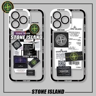 Fullcover Stone Island Creativity Clear Fashion Softcase poco C71 Xiaomi M7 Plus C85 F7 15 Ultra poc
