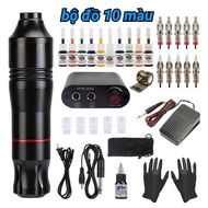 CHÍNH HÃNG - Động Cơ Chuyên Nghiệp Rotary Tattoo Machine Pen Loại Xăm Máy Liner Và Shader Tattoo Mac