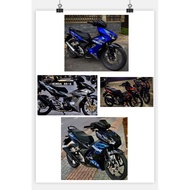 Coverset Honda Rsx Vietnam Flag / Rs-X 150 V1 V2/ RSX winner body cover / RSX Termurah disini 🔥