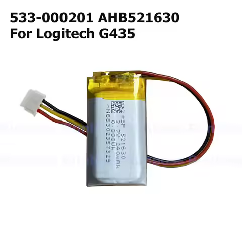 3.7V 240mAh AHB521630 533-000201 Headset Battery for Logitech G435