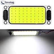 LOVETAG 12-24V 54LED Truck Car interior COB Light LED Lamp Super Bright Cold White For Boat Light Reading Bulb Vehicles 15cm x 6cm D6I2