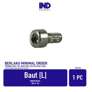 L-L4 M5x10-5X10-M 5 x 10 Key-K 4 P-Pitch 0.8