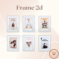 4R 5R 2D Photo Frame Printing (10.2x15.2 cm) Thick Fiber Frame