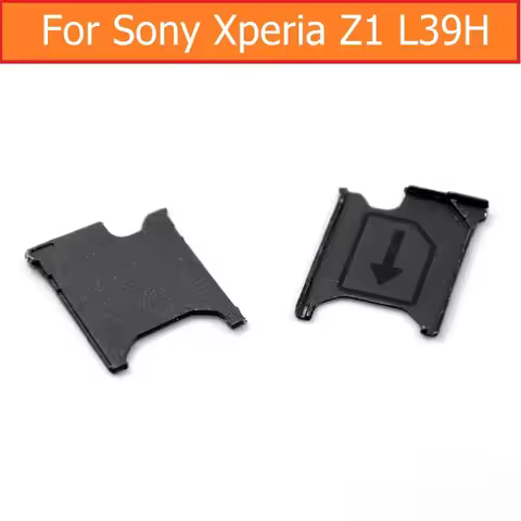 New Genuine Sim Card tray Adapter for Sony xperia Z1 L39H C6902 C6903 C6905 C6906 Sim Card Slot Tray