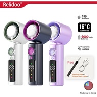 Kipas angin Fast Cooling Fan Handheld Fan Portable Kipas Angin Mini 6000mAh 199 Level Turbo Fan High