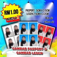 GAMBAR PASPORT/LESEN + EDIT MURAH WATERPROOF