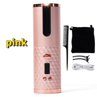 Automatic Hair curler Curling Iron Wireless Ceramic curly hair iron hair blower comb rambut kerintin