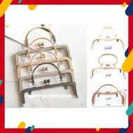 Purse Frame with Handle / Frame Tangkai Kisslock Kiss Lock Frame Kiss Lock Handbag Kiss Lock Bag Fra