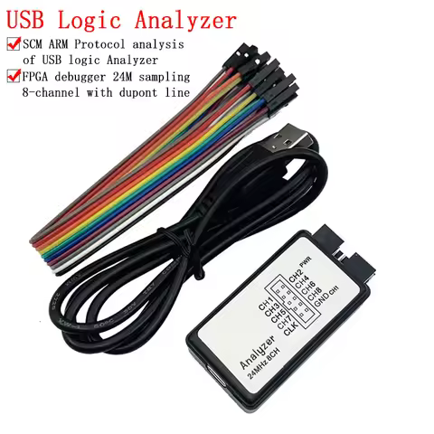 Si Tai&SH USB Logic Analyzer 24MHz 8 Channel 24M/seconds Debugger For ARM FPGA 24M 8CH