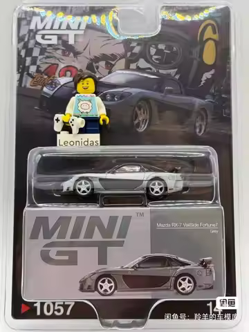 MINI GT 1:64 Mazda RX-7 VeilSide Fortune Collection Ornament, Alloy Car Model, Included (CHASE)