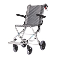 【ประกัน 10ปี】รถเข็นผู้ป่วย รถเข็นน้ำหนักเบา ไม่เป็นสนิม โครง อลูมิเนียม รถเข็นผู้ป่วย รถเข็นผู้สูงอายุ ฟรีกระเป๋าใส่รถเข็น portable wheelchair